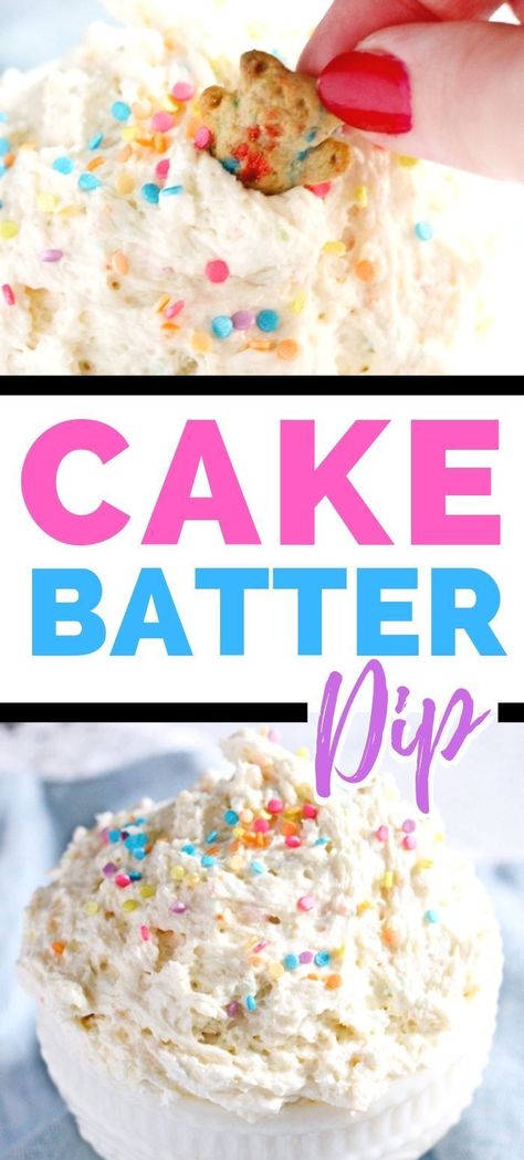 Cake Mix Dip, Cake Batter Dip, Hot Chocolate Fudge, Cake Dip, Dessert Dip, Funfetti Cake Mix, Easter Desserts, Slow Cooker Desserts, Brownie Desserts