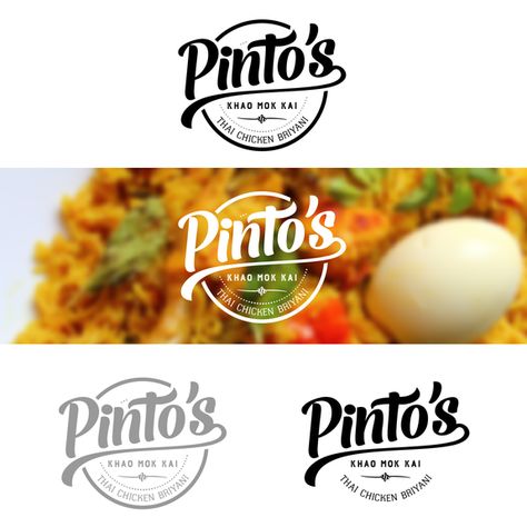 Resto Logo Design Ideas, Thai Food Logo Design, Restaurant Logo Design Branding, Food Brand Logo, Foods Logo, Food Brand Logos, Typography Shirt Design, Chicken Logo, Food Logo Design Inspiration