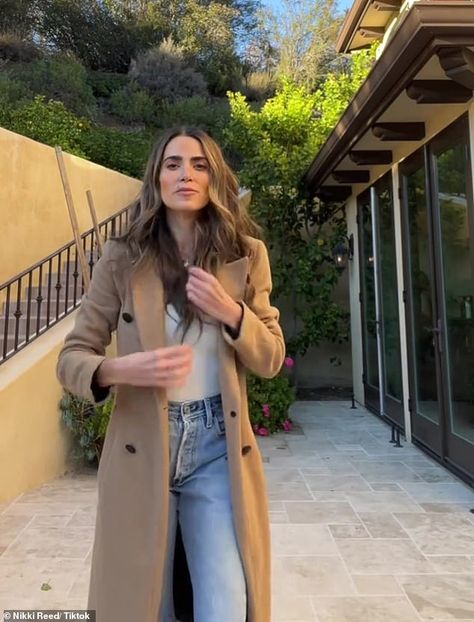 Nikki Reed just joined TikTok and she made a splash with an adorable video with her husband Ian Somerhalder, 45 Nikki Reed Outfits, Nikki Reed Hair, Nikki Reed Style, Nikki Reed Twilight, Twilight Stars, Polished Casual, Nikki Reed, Latest Celebrity News, Bank Of America