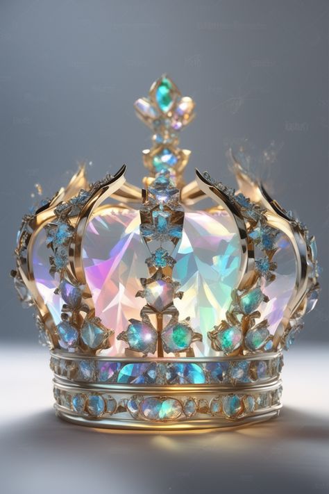 fantasy crown Fantasy Crown Queens, Fantasy Crowns, Glass Crown, Fantasy Crown, Gorgeous Images, Jewelry Magic, Magic Mountain, Random Products, Potion Bottles