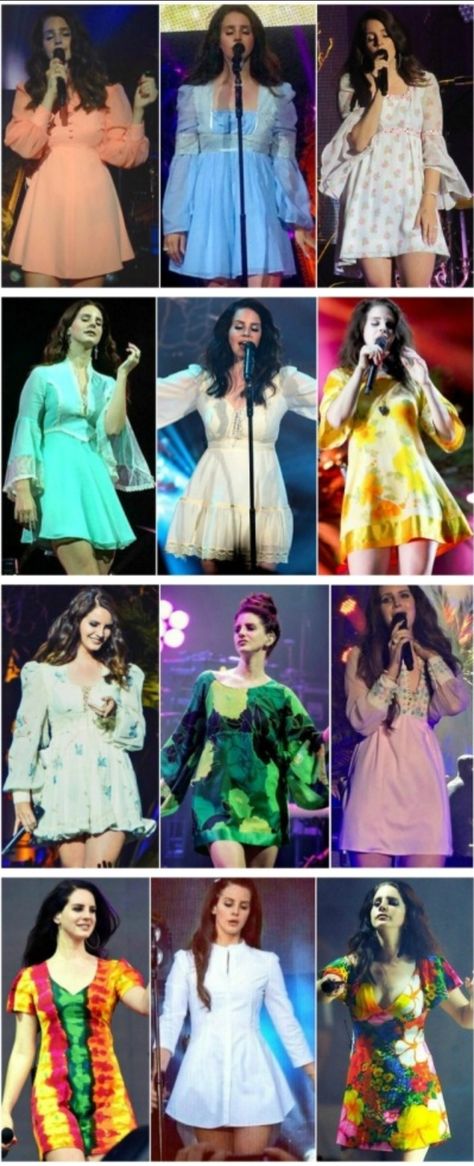 Lana Del Rey + 2014 concert outfits #LDR #fashion #style Ldr Paradise, Lana Del Rey Outfits, Lana Del Rey Art, Concert Outfits, Fit Inspo, Queen Elizabeth, Concert Outfit, Fitness Inspo, Lana Del Rey