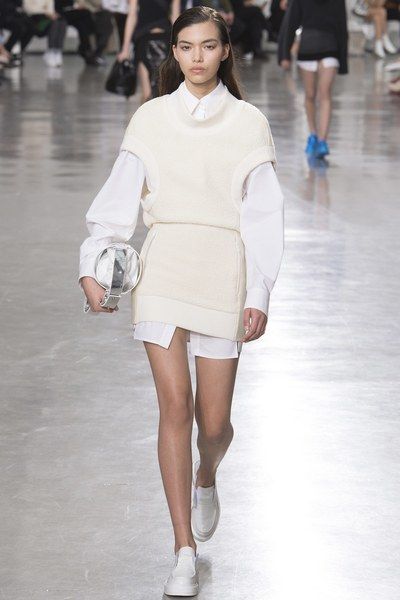 Melissa Anderson, Long Sleeve Long Dress, Runway Inspiration, Runway Fashion Couture, White Cloth, Paco Rabanne, 가을 패션, Fashion Show Collection, White Short