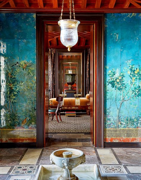 Sicilian Decor, Rococo Chair, Marble Tub, Mexican Decor, European Antiques, White Lotus, Style Deco, Step Inside, Architectural Digest