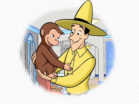 As Seen on PBS Kids Preschool Block Curious George Movie, Man In The Yellow Hat, Pbs Kids Shows, Pretty Blue Eyes, Friend Pictures Poses, Yellow Hat, Dog Projects, Pbs Kids, Healthy Work Snacks