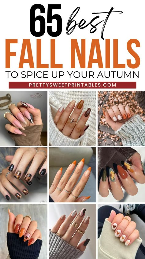 fall nail designs November Nail Designs, Thanksgiving Nail Designs, Simple Fall Nails, November Nails, Autumn Nail, Ootd Instagram, Nail Color Trends, Fall Manicure, Fall Nail Trends