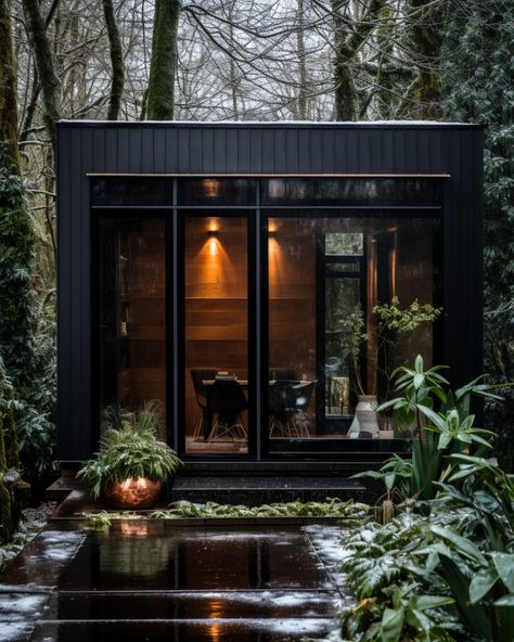 Looking for some warming garden cabin inspiration? AI-powered design; all our ideas are fully buildable, based on tried & tested designs - see our website portfolio for finished builds. ⁠ #intothegardenroom #gardenroom #gardenextension Outdoor Garden Rooms Ideas Spaces, Garden Room Office, Garden Room Interiors Ideas, Garden Office Ideas Interiors, Garden Studio Ideas, Small Garden Room Ideas, Garden Cabin Ideas, Tiny House Garden, Small Garden Room