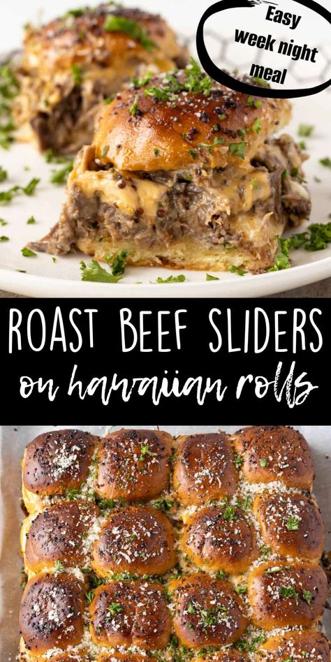 Shredded Roast Beef, Shredded Roast, Roast Beef Sliders Recipes, Leftover Roast Beef Recipes, Sliders On Hawaiian Rolls, Sliders Recipes Beef, Sliders Recipes Hawaiian Rolls, Hot Beef Sandwiches, Roast Beef Sliders