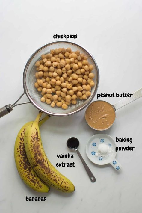 Infant Peanut Butter Recipes, Chickpea Banana Cookies, Chickpea Puree Baby, Baby Peanut Butter Recipes, Blw Chickpeas, Baby Chickpea Recipes, Chickpea Oatmeal Cookies, Chickpeas For Babies, Chickpea Recipes For Babies