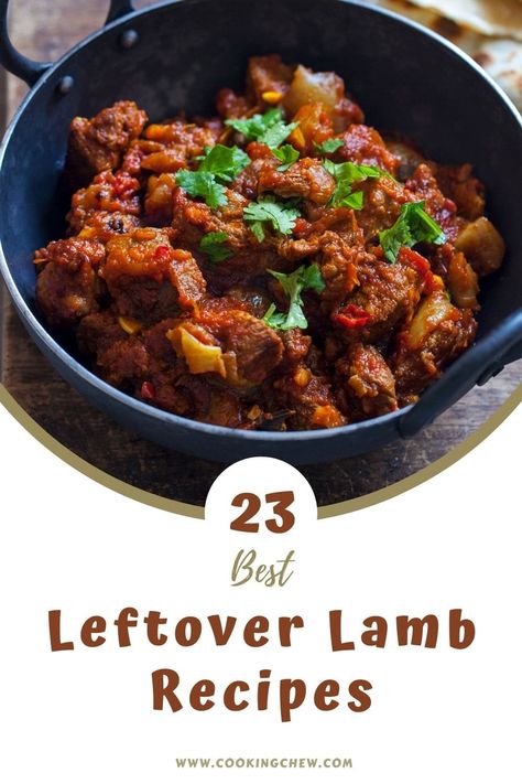 Still have a lot of leftover lamb? Check out these 23 best leftover lamb recipes. Cooked Lamb Recipes, Lamb Leftovers Recipes, Lamb Leftover Recipes Dinners, Roast Lamb Leftovers Recipes For, Leftover Lamb Chops, Roast Lamb Leftover Recipes, Summer Lamb Recipes, Leg Of Lamb Leftover Recipes, Leftover Leg Of Lamb