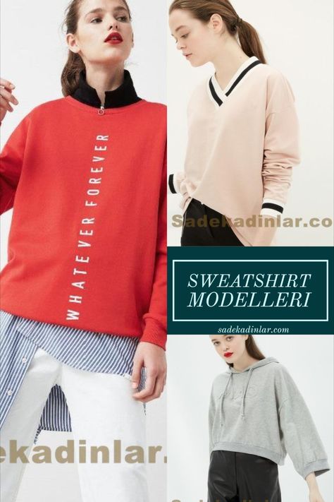 2023 yılının en şık ve en güzel kışlık sweatshirt modelleri ni sizler için derledik. Günlük kombinlerde pantolon ve eteklerin üstüne giyebileceğiniz çok şık bluzlar kombinleri tamamlıyor. #moda #kombin #sweatshirt #sweatshirtmodelleri #sweatshirtkombinleri #sweatshirtbershka #sweatshirtoxxo #sweatshirtzara #bluzkombinleri #outfits #outfitoftedays #outfitblogger #outfitstyle #damneoutfits Whatever Forever, Zara, Sweatshirts