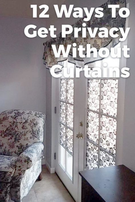 Privacy Without Curtains, Diy Lace Privacy Window, Window Privacy Screen, Window Coverings Diy, Privacy Windows, Diy Privacy Screen, Window Treatments Ideas, Lace Window, Diy Window Treatments