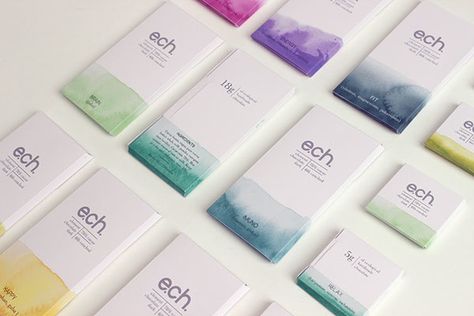 watercolor-based Watercolor Packaging, Watercolor Branding, Chocolate Packaging Design, Watercolor Business Cards, Luxury Packaging Design, Cool Business Cards, Chocolate Packaging, Soap Packaging, Food Packaging Design