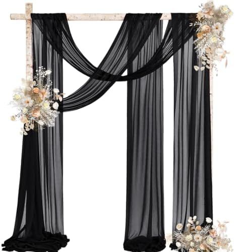 Fabric draping wedding