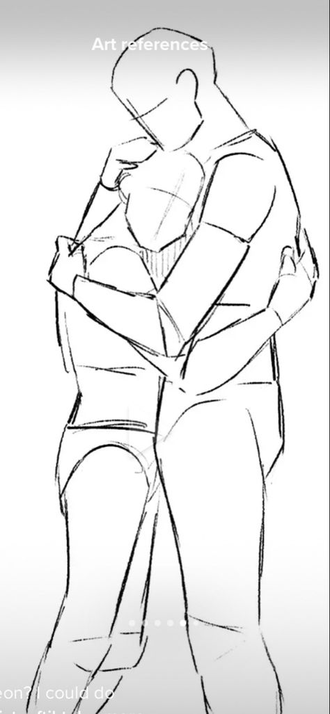 How To Draw Two People Dancing, Dance Moves Drawing Reference, Couple Poses Reference Hugging, Hands Holding Drawing Reference, Couple Pose Sketch Reference, Holding Hands Running Drawing, People Cuddling Drawing Base, Hugging Drawing Poses, Relationship Art Reference