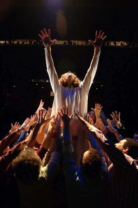 A promotional photo for the Porthouse Theatre's Summer 2006 production of Jesus Christ Superstar. Jesus Christ Superstar Musical, Musical Theatre Broadway, Jesus Christ Superstar, Community Theater, The Great White, End It, Modern Dance, Theatre Kid, Dance Art