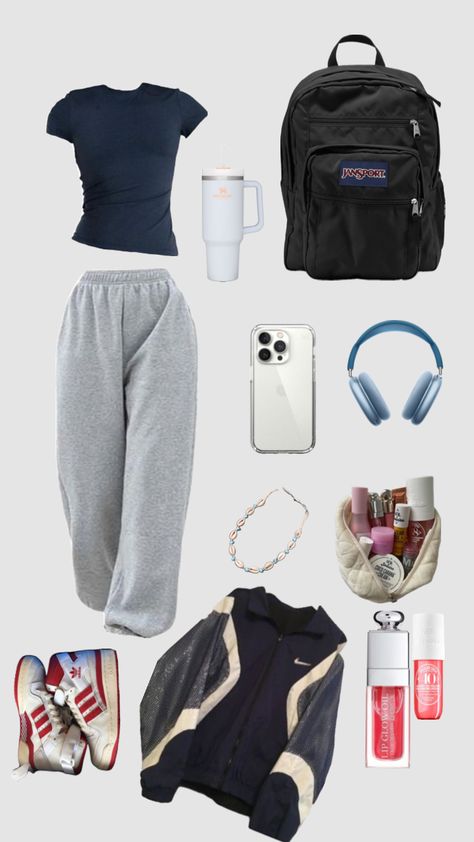 Sporty Aesthetic Outfit, Aesthetic Athletic Outfits, Sporty Outfits Aesthetic, Sporty Girl Outfits, Sporty Girl Aesthetic, Running Outfits, Cute Sporty Outfits, Trendy Outfits For Teens, Cute Lazy Outfits