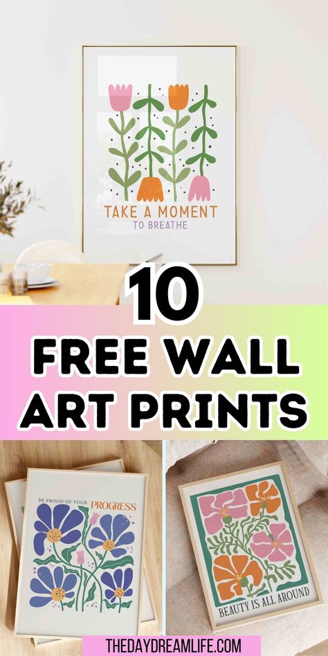 10 Free Trendy Colorful Boho Wall Art Quotes. - The DayDream Life Dorm Posters Printable, Office Posters Printables, Printable Wall Decor Image, Free Office Printables Wall Art, Dorm Room Decor Pictures, Printable Pictures For Wall Decor, Trendy Art Prints Free Printables, Boho Classroom Wall Decor, Classroom Wall Art Ideas