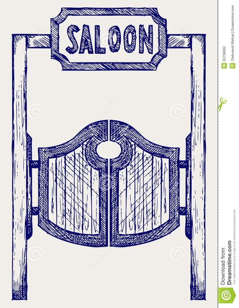 Saloon Painting Ideas, Western Furniture Ranch Style, Bar Doors, Old West Decor, Saloon Decor, Old West Saloon, Sliding Glass Door Curtains, Saloon Doors, Cowboys Bar