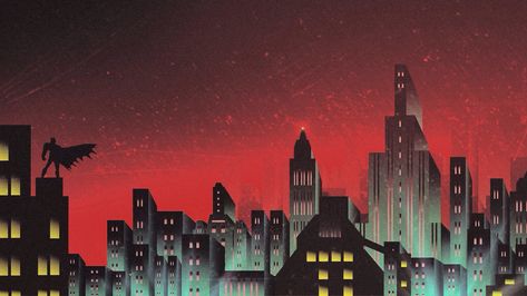 Batman Skyline, Gotham Skyline, Wallpapers City, Gotham City Skyline, Batman City, Buildings Background, Batman Gotham City, Art Deco City, Batman Backgrounds