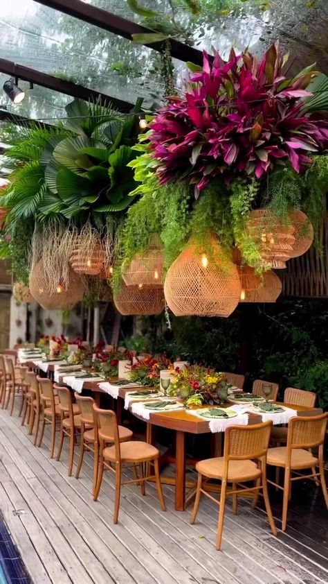 Tulum Inspired Party, Tropical Glam Decor, Tropical Gala, Enchanted Rainforest, Tulum Decor, Palm Springs Party, 21st Ideas, Tropical Glam, Hotel Ideas