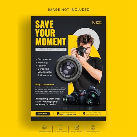 Photography Posters Design, Photo Ads Design, Photographer Flyer Design, Photographer Advertising Ideas, Photographer Poster Design, Photography Advertising Poster, Photography Posters Advertising, Photography Poster Design Creative, Photography Banner Design