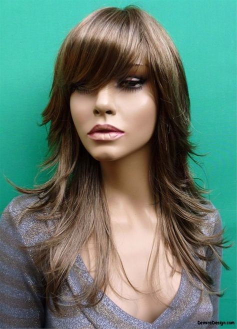 Long Feathered Hairstyles, Razor Cut Hairstyles, Razor Cut Hair, Razored Haircuts, Cut Long Hair, Cut Hairstyles, Long Layered Haircuts, Awesome Hair, Fun Hair