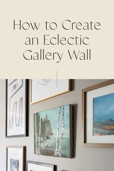 Gallery Wall Placement Ideas, Mixed Wood Gallery Wall, Gallery Wall With Mismatched Frames, Eclectic Family Photo Gallery Wall, Interior Design Gallery Wall, Gallery Wall Ideas Mixed Media, Mixing Art And Family Photos On Wall, Mixed Metal Frame Gallery Wall, Gallery Wall With Color Photos