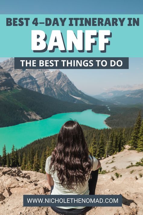 Banff Bucket List, Banff Mountains, Hiking Canada, Banff Trip, Mountains Canada, Things To Do In Banff, Nomadic Life, Hiking Ideas, Banff National Park Canada