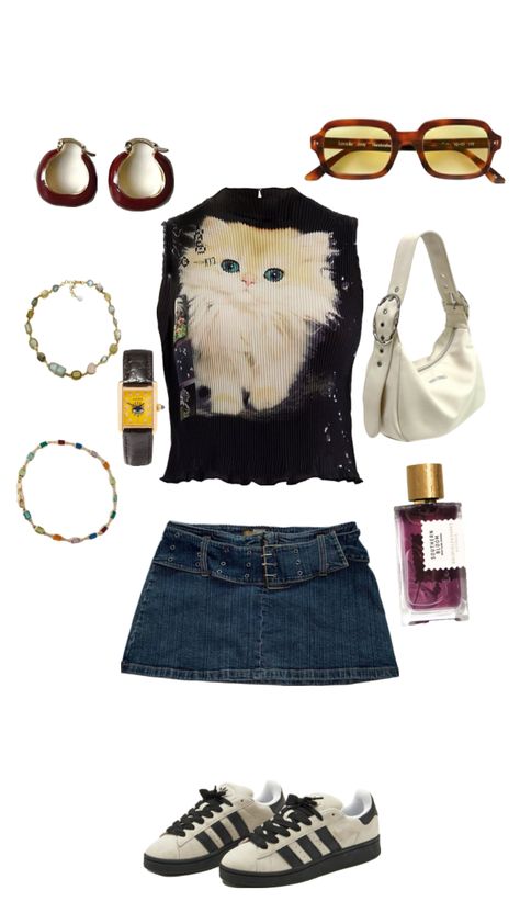 Polyvore Outfits Aesthetic, Downtown Outfits, 2000s Outfits, Outfit Party, Outfit Layout, Chic Fall Outfits, Girly Fashion, Lookbook Outfits, Polyvore Outfits