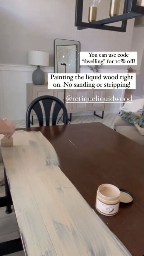 Refinishing A Table Top, Painting Wood Dining Table, Non Wood Dining Tables, Refinishing Laminate Table Top, How To Refinish A Table Top, How To Paint A Table Top, Can You Go Lighter With Gel Stain, Refinishing Wood Dining Table, Sand And Paint Wood Table