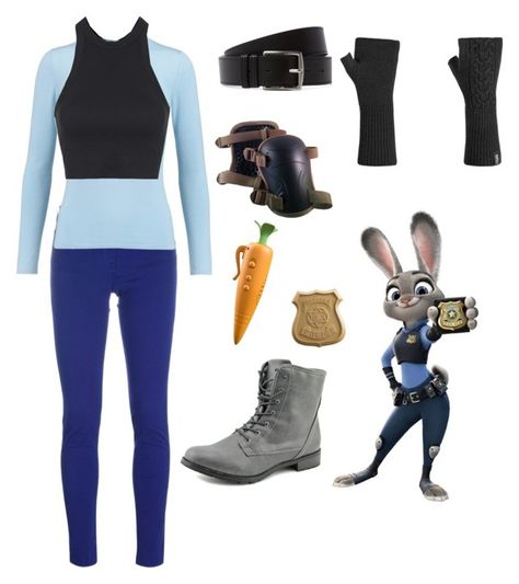 Officer Hops Costume Zootopia, Just Hops And Nick Wilde Costume, Zootopia Disneybound, Judy Hopps Disneybound, Officer Judy Hopps, Judy Hops, M Missoni, Zootopia, Halloween Inspiration