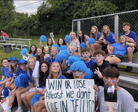 Soccer Poster Ideas For Friend Funny, Fnl Posters Funny, Funny Fnl Signs, Funny Student Section Posters, Funny Posters For Football Games, Volleyball Game Themes Student Section, Volleyball Game Themes, White Out Football Game Signs, Pep Rally Game Ideas High Schools