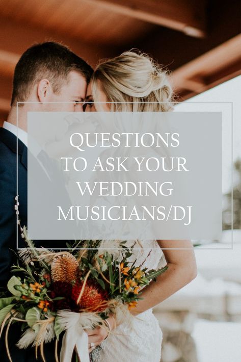 Questions To Ask Your Wedding Dj, Questions To Ask Dj For Wedding, Wedding Dj Checklist, Vendor Tips, Wedding Tips For Vendors, Wedding Musicians, Wedding Questions, Wedding Logistics, Dj Wedding