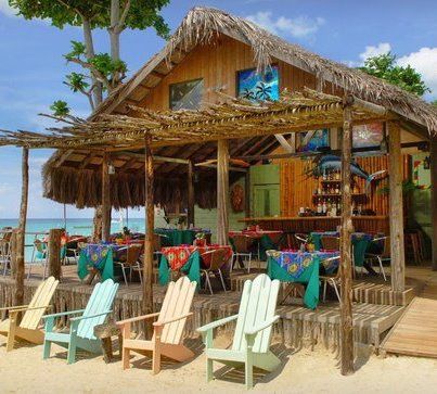 Beach Life ~~~my idea of beauty Negril Jamaica, Beach Cafe, Tiki Hut, Surf Shack, Beach Shack, Negril, Thatched Roof, Beach Bungalows, Beach Cottage Style