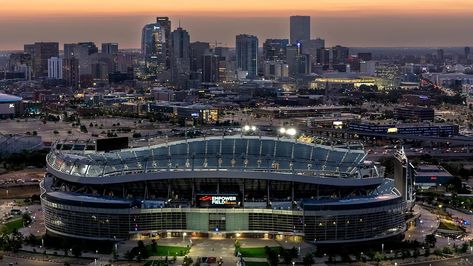 Empower Field at Mile High landed in the Top 5 in each category, placing third in "Best NFL Stadium" and fifth in "Best NFL Stadium Food." Stadium Food, Nfl Stadium, Nfl Stadiums, Nfl Games, Last Man Standing, Team Uniforms, Mile High, Man Standing, Skydiving