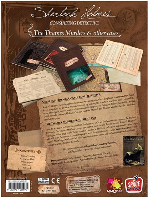 Detective Games For Adults, Anthropologie Clue Game, Detective Puzzles, Mystery Games For Kids, Literature Analysis, Mystery Board Games, Sherlock Holmes Elementary, Sherlock Holmes Books Collection, Mysterious Things