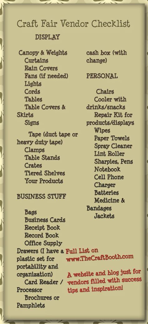 Vendor Checklist, Craft Fair Vendor, Craft Fair Booth Display, Craft Show Booths, Craft Show Booth, Craft Booth Display, Store Concept, Fair Display, Craft Fairs Booth