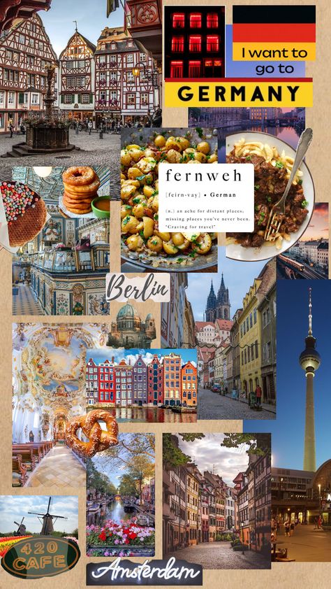 Iphone Wallpaper Architecture, Dental Wallpaper, German Study, German Travel, Berlin Photos, Germany Language, Travel Collage, German Beauty, Cities In Germany