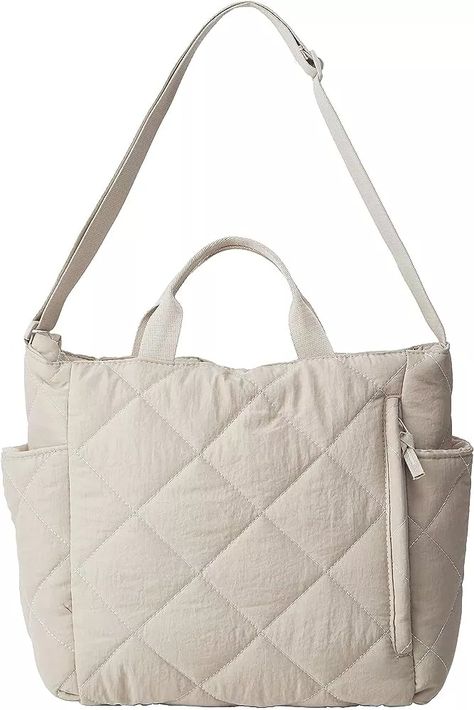 Quilted Tote Bag for Women Puff Hobo Handbag Lightweight Crossbody Bag Padding Shoulder Bag Satch... | Amazon (US) Tote Bag Straps, Nurse Bag, Quilted Tote Bags, Hobo Handbag, Quilted Handbags, Hobo Purse, Quilted Totes, Canvas Shoulder Bag, Sierra Leone