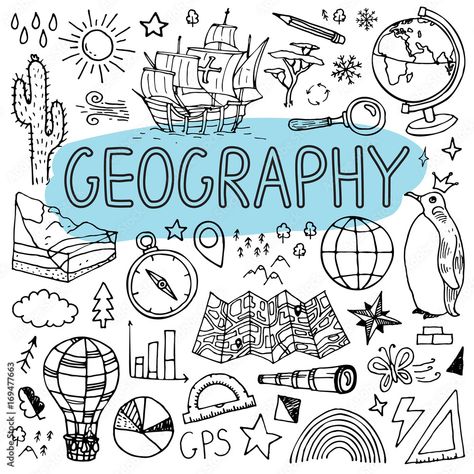 Geography Drawings, Geography Quotes, Geography Aesthetic, Back To School Illustration, Five Themes Of Geography, Geography Lesson Plans, Geography Classroom, Geography Quizzes, Geography Project