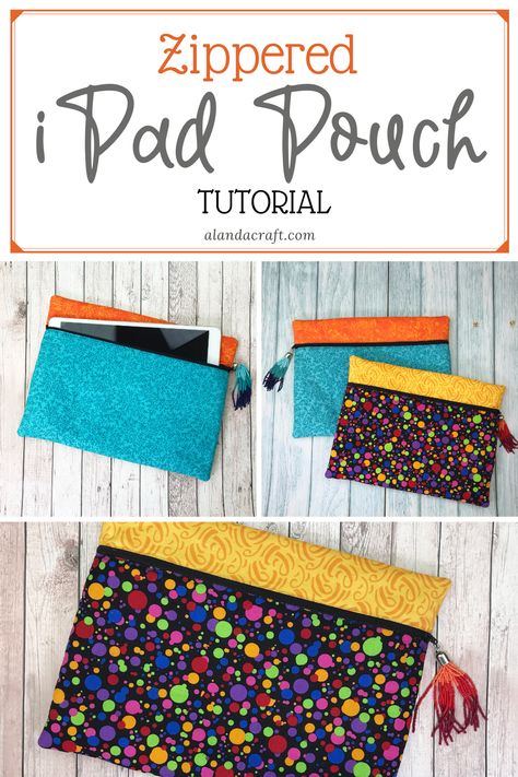 Ipad Bag Fabric, Sewing Ipad Cover, Tablet Pouch Diy, Tablet Cover Sewing Pattern, Ipad Sleeve Diy Sewing Tutorials, Tablet Case Diy Free Pattern, Ipad Covers Diy Free Pattern, Ipad Bag Diy Free Pattern, Ipad Quilted Case Free Pattern