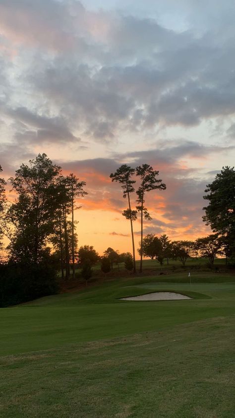 #greersc #yeahthatgreenville Golf Course Sunset, Golf Sunset, Greenville South Carolina, Golf Course, South Carolina, Golf Courses, Influencer, Vision Board, Golf