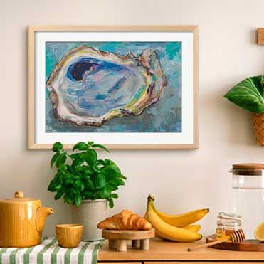 Art.com | Wall Art, Framed Prints, Canvas, Paintings, Posters & More! - Buy Wall Art Online Oyster Painting, Hur Man Målar, Grand Art, Art Abstrait, Big Canvas Art, Art Sur Toile, Wrap Style, Fine Art Painting, Painting Prints