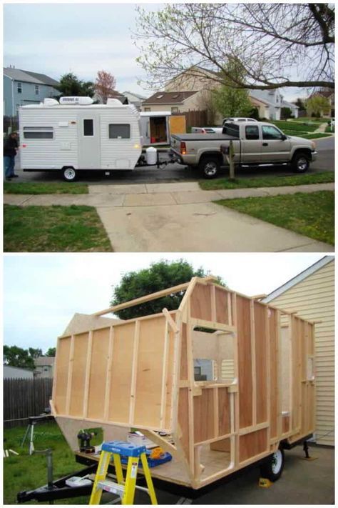 20 DIY Camper Trailer Designs To Build Your Own Camper Building A Trailer Camper, Build Your Own Camper Trailer, Diy Camper Plans, Diy Camping Trailer How To Build, Diy Travel Trailer Ideas, Building A Camper On A Trailer, Homemade Camper Trailer Ideas, Diy Camper Trailer Plans How To Build, Mini Camper Diy