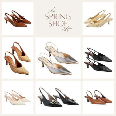 Shop Franco Sarto Khloe Pointed Toe … and other curated products on LTK, the easiest way to shop everything from your favorite creators. Slingback Heel, If The Shoe Fits, Shoe Fits, Spring Shoes, Franco Sarto, Kitten Heels, Heels