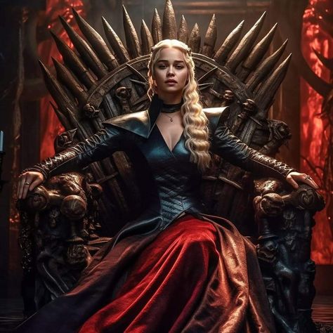 Queen Daenerys Targaryen, Rhea Royce, Alyssa Targaryen, Queen Daenerys, Daenerys Targaryen Art, Queen Of Dragons, Game Of Throne Daenerys, Daemon Targaryen, Got Dragons