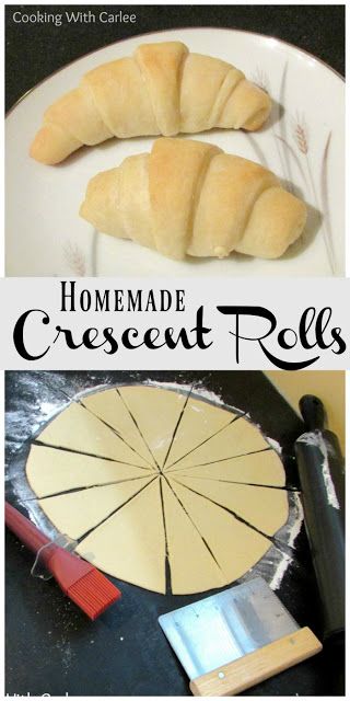 Cresent Roll Dough Recipe, Croissant Rolls, Yeast Baking, Bread Yeast, Homemade Crescent Rolls, Desserts Faciles, Crescent Recipes, Nut Bars, Meringue Recipe