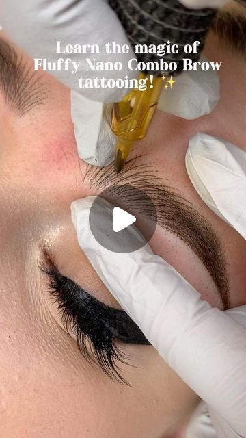 Hair Strokes Eyebrows, Natural Nano Brows, Nano Combo Brows, Nano Strokes Eyebrows, Nano Blading Eyebrows, Nano Eyebrows, Nano Brows Before And After, Brow Techniques, Combo Brows Microblading