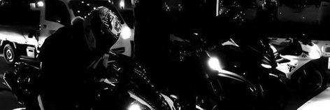 Motorcycle Banner Discord, Dark Banner Aesthetic, Motorcycle Banner, Chris Brown Photoshoot, Black And White Gif, Black Banner, Cute Headers For Twitter, Motorcycle Aesthetic, Biker Aesthetic