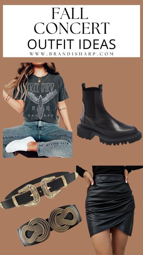 Get ready to rock the season with these fall concert outfit ideas for women! From boho chic dresses to edgy leather looks, discover the perfect ensembles to keep you stylish and comfortable at any concert. Don’t miss out on these must-have outfits! #FallConcertOutfitIdeasForWomen #FashionInspo #ConcertStyle #FallFashion Fall Concert Outfit Ideas, Outside Concert Outfit, Fall Concert Outfit, Boho Chic Dresses, Concert Outfit Fall, Fall Outside, Concert Outfit Ideas, Fall Trends Outfits, Bird Shirt